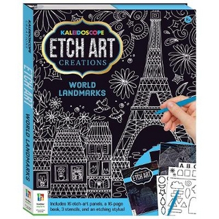 Kaleidoscope Etch Art Creations: World Landmarks