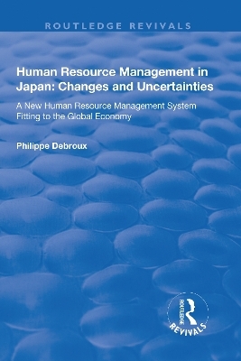 Human Resource Management in Japan - Philippe Debroux