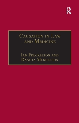 Causation in Law and Medicine - 