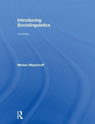 Introducing Sociolinguistics - Miriam Meyerhoff