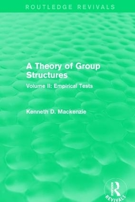 A Theory of Group Structures - Kenneth Mackenzie