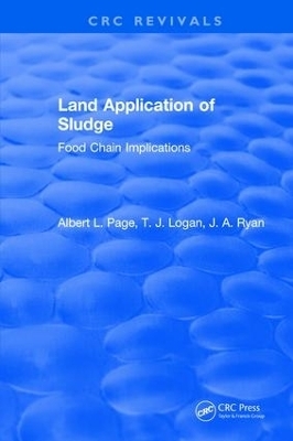 Land Application of Sludge - Albert L. Page
