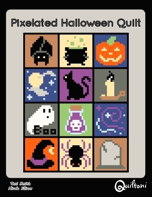 Pixelated Halloween Quilt - Toni D Smith