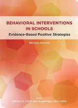 Behavioral Interventions in Schools - Little, Steven G.; Akin-Little, Angeleque