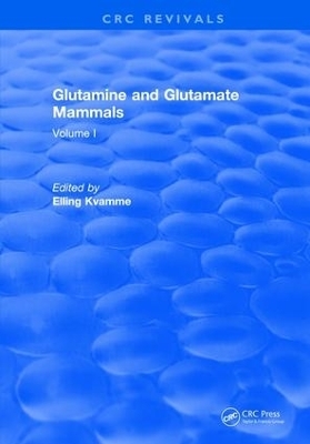 Glutamine and Glutamate Mammals - Elling Kvamme