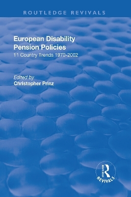 European Disability Pension Policies - 