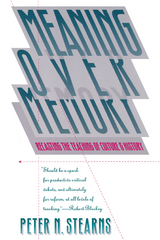 Meaning Over Memory - Peter N. Stearns