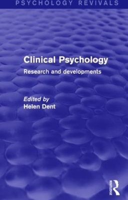 Clinical Psychology (Psychology Revivals)