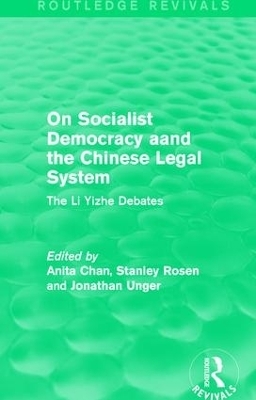 On Socialist Democracy and the Chinese Legal System