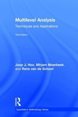 Multilevel Analysis - Hox, Joop; Moerbeek, Mirjam; van de Schoot, Rens