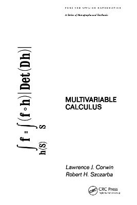 Multivariable Calculus - L. Corwin