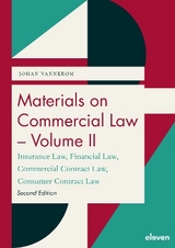 Materials on Commercial Law - Volume II - Vannerom, Johan