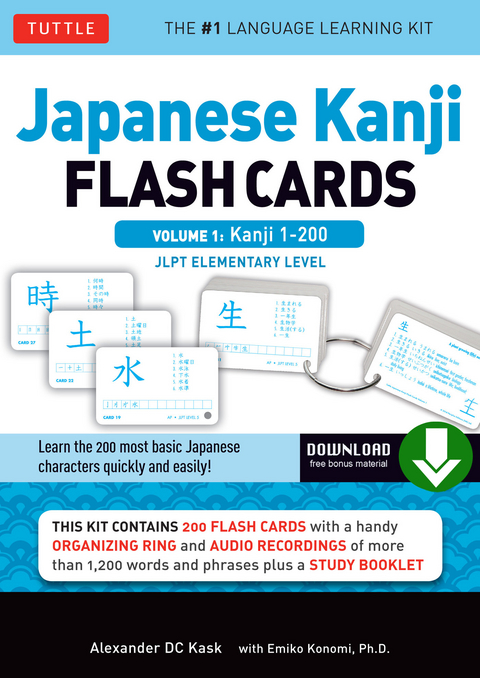 Japanese Kanji Flash Cards Volume 1 - Alexander Kask