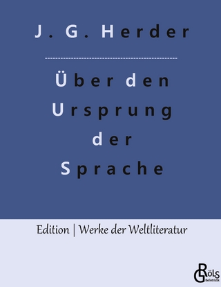 Abhandlung über den Ursprung der Sprache