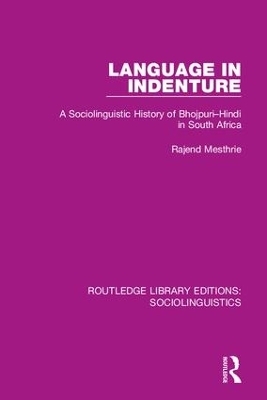 Language in Indenture - Rajend Mesthrie