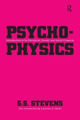 Psychophysics - S.S. Stevens