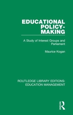 Educational Policy-making - Maurice Kogan