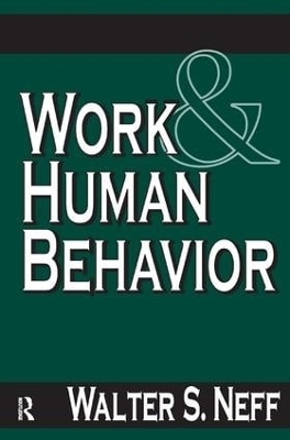 Work and Human Behavior - Walter Neff