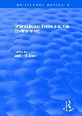 International Trade and the Environment - 