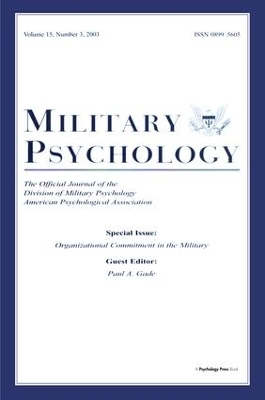 Organizational Commitment in the Military
