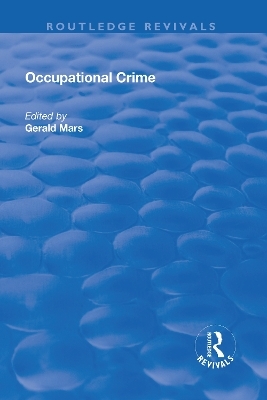 Occupational Crime - 