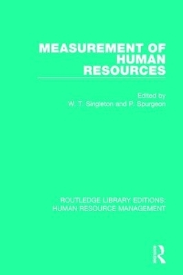 Measurement of Human Resources - 