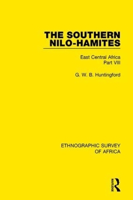 The Southern Nilo-Hamites - G. W. B. Huntingford