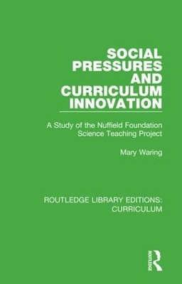 Social Pressures and Curriculum Innovation - Mary Waring