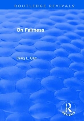 On Fairness - Craig L. Carr