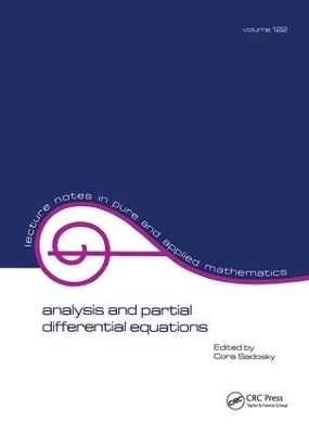 Analysis and Partial Differential Equations - Cora Sadosky