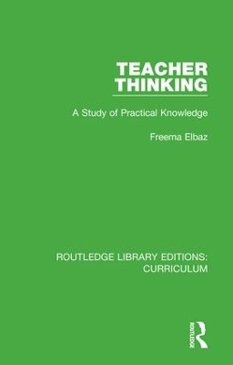 Teacher Thinking - Freema Elbaz