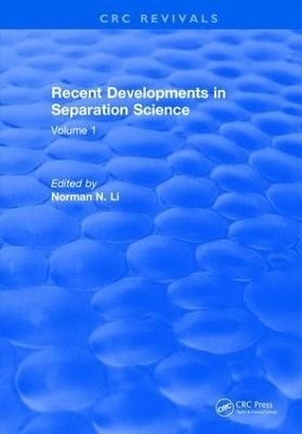 Recent Developments in Separation Science