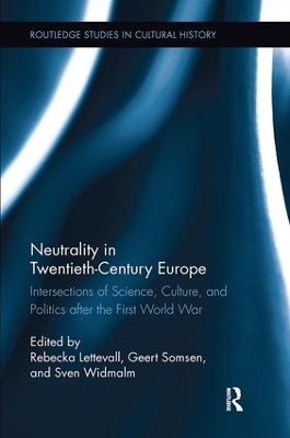 Neutrality in Twentieth-Century Europe - 