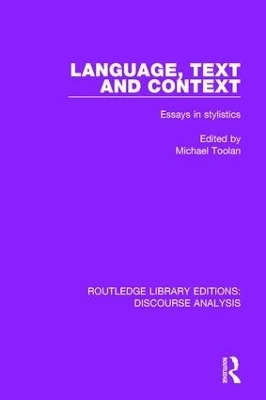 Language, Text and Context - 
