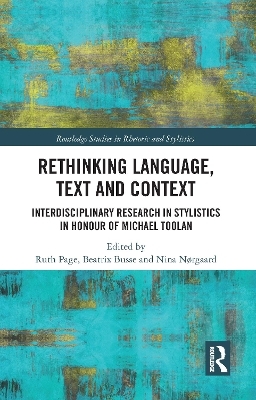 Rethinking Language, Text and Context - 