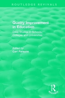 Quality Improvement in Education - 