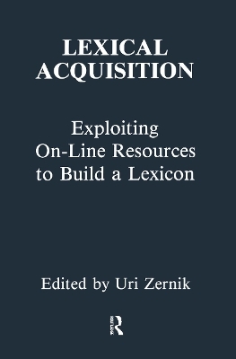 Lexical Acquisition - 