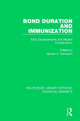Bond Duration and Immunization - 