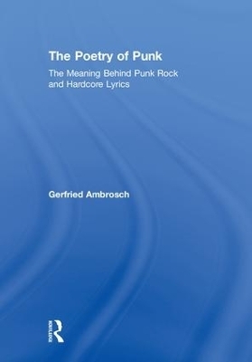The Poetry of Punk - Gerfried Ambrosch