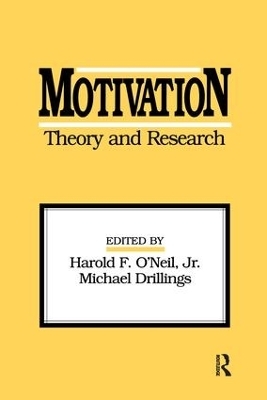 Motivation: Theory and Research - 