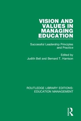 Vision and Values in Managing Education - 