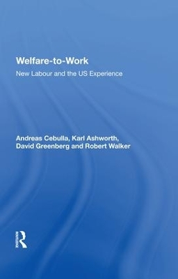 Welfare-to-Work - Andreas Cebulla