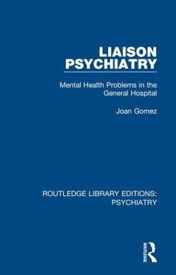 Liaison Psychiatry - Joan Gomez