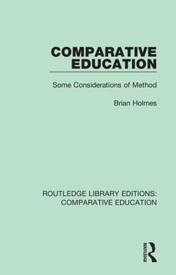 Comparative Education - Brian Holmes