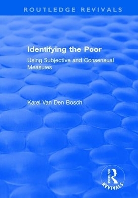 Identifying the Poor - Karel Van Den Bosch