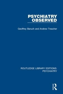 Psychiatry Observed - Geoffrey Baruch, Andrew Treacher