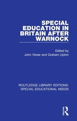 Special Education in Britain after Warnock - 