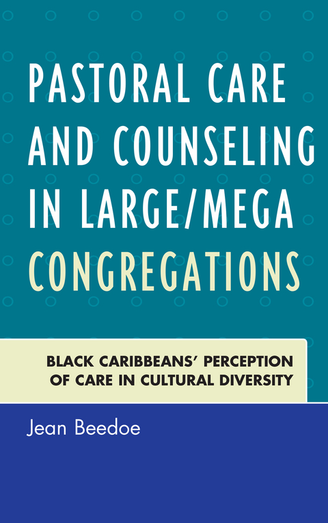 Pastoral Care and Counseling in Large/Mega Congregations -  Jean Beedoe