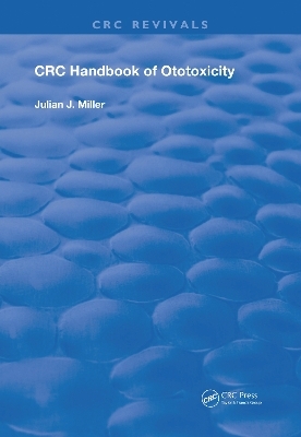 Handbook of Ototoxicity