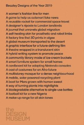 Beazley Designs of the Year 2019